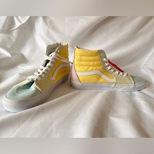 NWT VANS SK8-Hi sneakers in Pastel color block